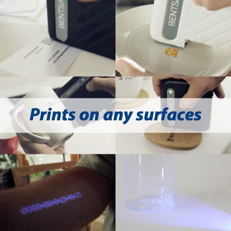 BENTSAI B10 Yellow Mini Handheld Printer - 1 Pack